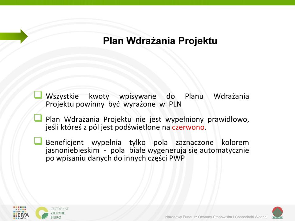 jest podświetlone na czerwono.