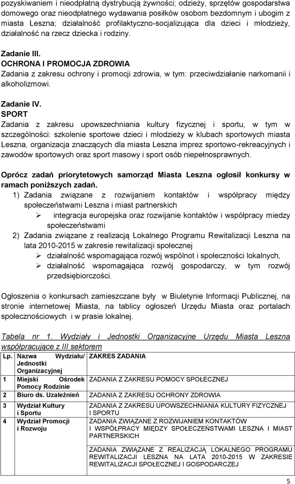 OCHRONA I PROMOCJA ZDROWIA Zadania z zakresu ochrony i promocji zdrowia, w tym: przeciwdziałanie narkomanii i alkoholizmowi. Zadanie IV.