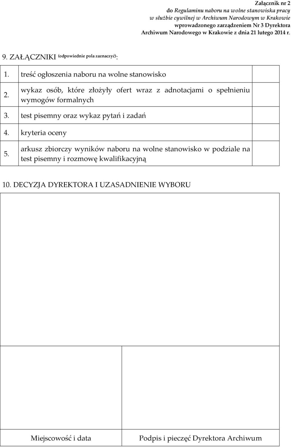 test pisemny oraz wykaz pytań i zadań 4. kryteria oceny 5.