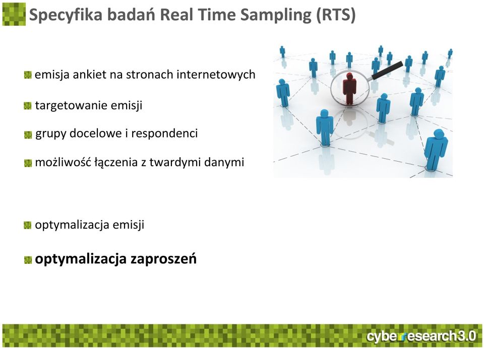 grupy docelowe i respondenci możliwość łączenia z