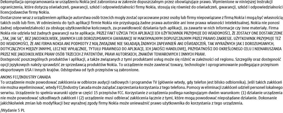 licencjodawców firmy Nokia.