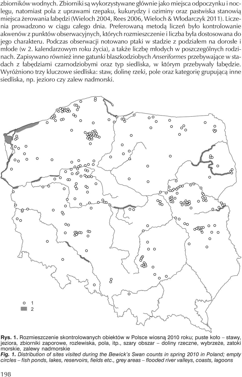 2006, Wieloch & Włodarczyk 2011). Liczenia prowadzono w ciągu całego dnia.