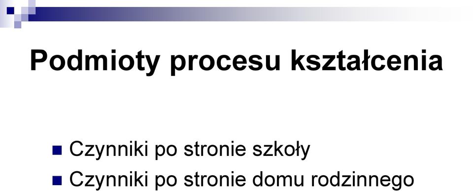 po stronie szkoły