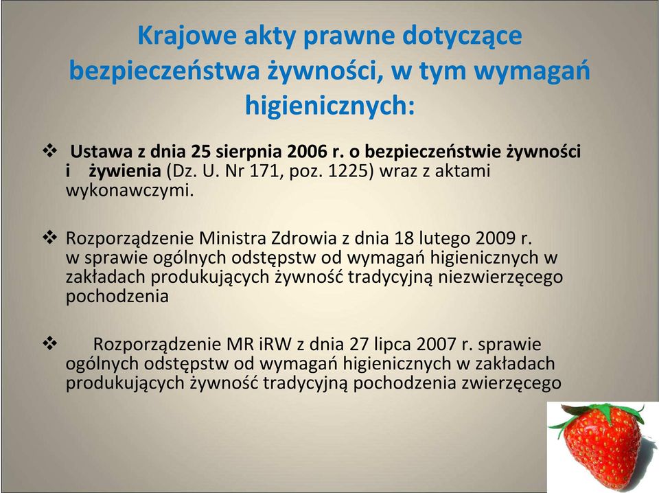 Rozporządzenie Ministra Zdrowia z dnia 18 lutego 2009 r.