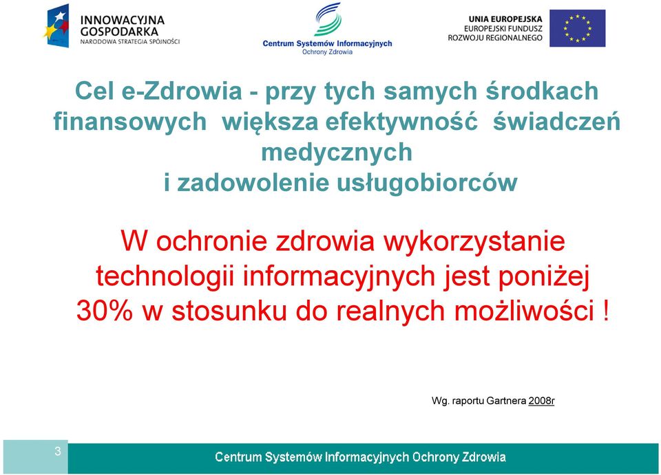 ochronie zdrowia wykorzystanie technologii informacyjnych jest