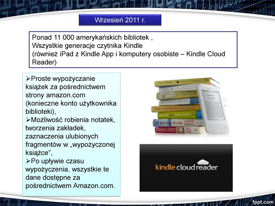 com (konieczne konto użytkownika biblioteki), Możliwość robienia notatek, tworzenia zakładek, zaznaczenia