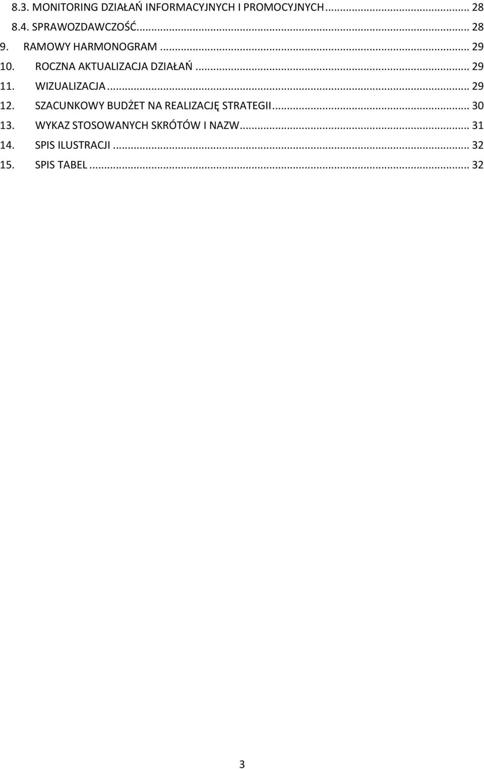 ROCZNA AKTUALIZACJA DZIAŁAŃ... 29 11. WIZUALIZACJA... 29 12.