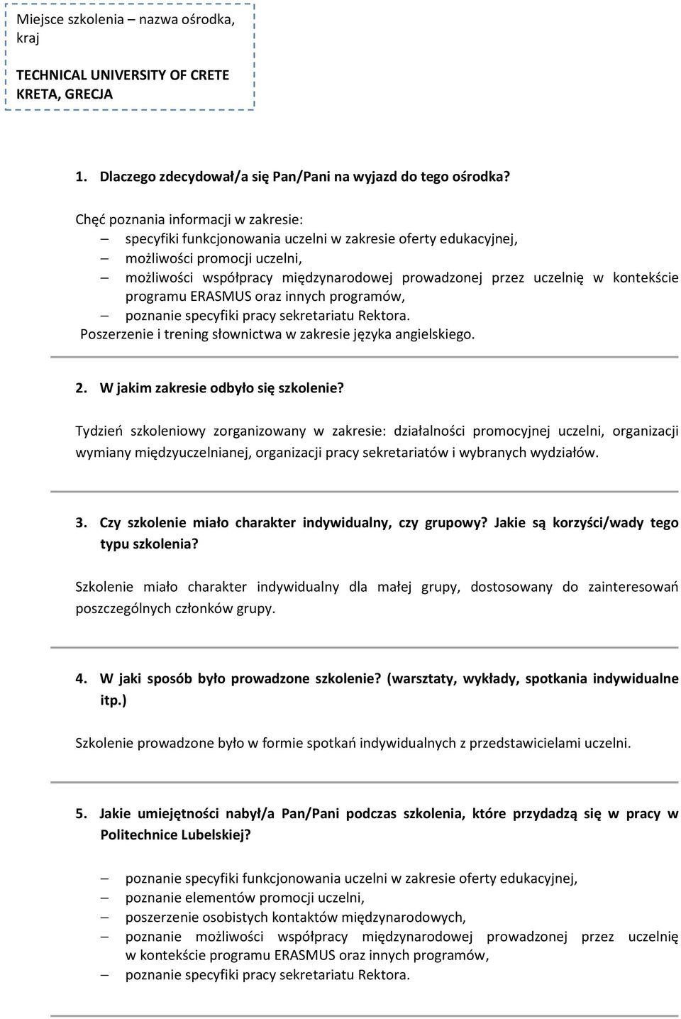 Poszerzenie i trening słownictwa w zakresie języka angielskiego.