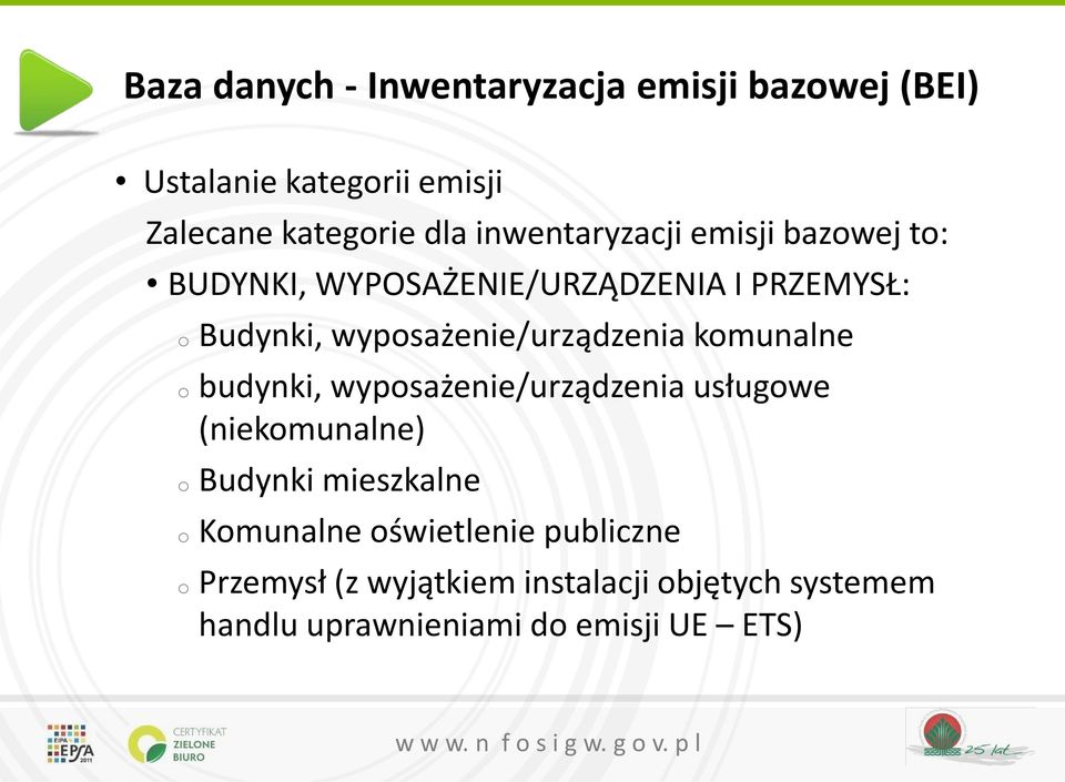 wyposażenie/urządzenia komunalne o budynki, wyposażenie/urządzenia usługowe (niekomunalne) o Budynki