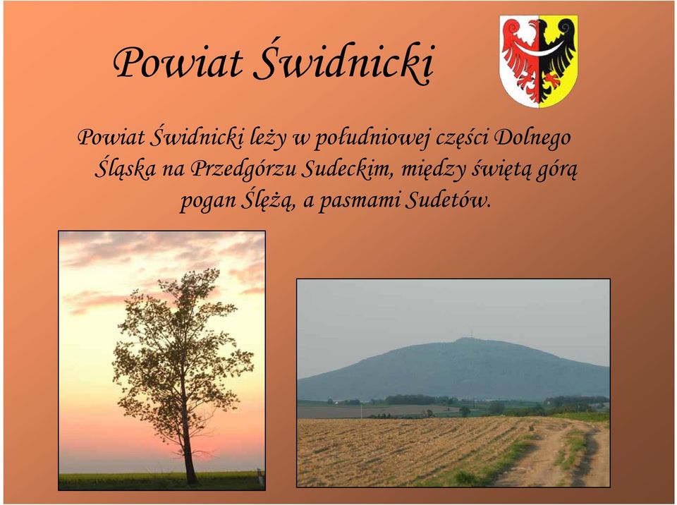 Śląska na Przedgórzu Sudeckim, między