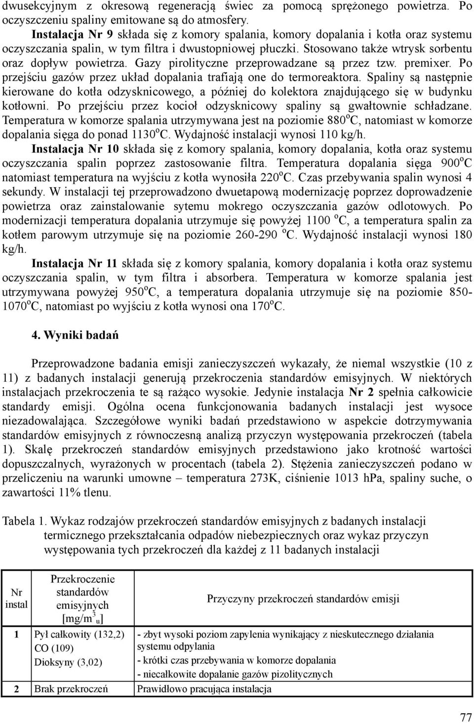 Gazy pirolityczne przeprowadzane są przez tzw. premixer. Po przejściu gazów przez układ dopalania trafiają one do termoreaktora.