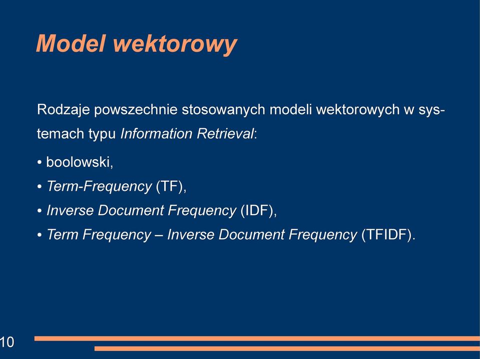 boolowski, Term-Frequency (TF), Inverse Document