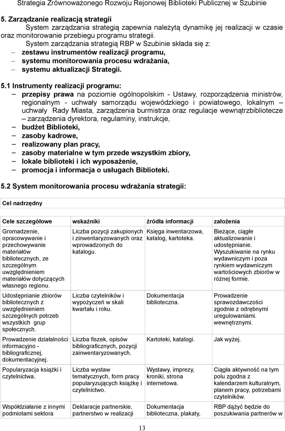 1 Instrumenty realizacji programu: przepisy prawa na poziomie ogólnopolskim - Ustawy, rozporządzenia ministrów, regionalnym - uchwały samorządu wojewódzkiego i powiatowego, lokalnym uchwały Rady