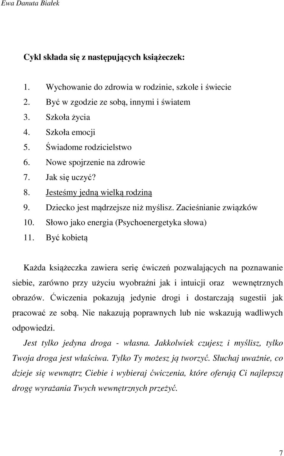 Słowo jako energia (Psychoenergetyka słowa) 11.