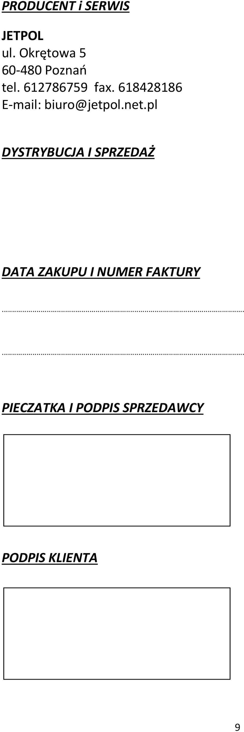 618428186 E-mail: biuro@jetpol.net.