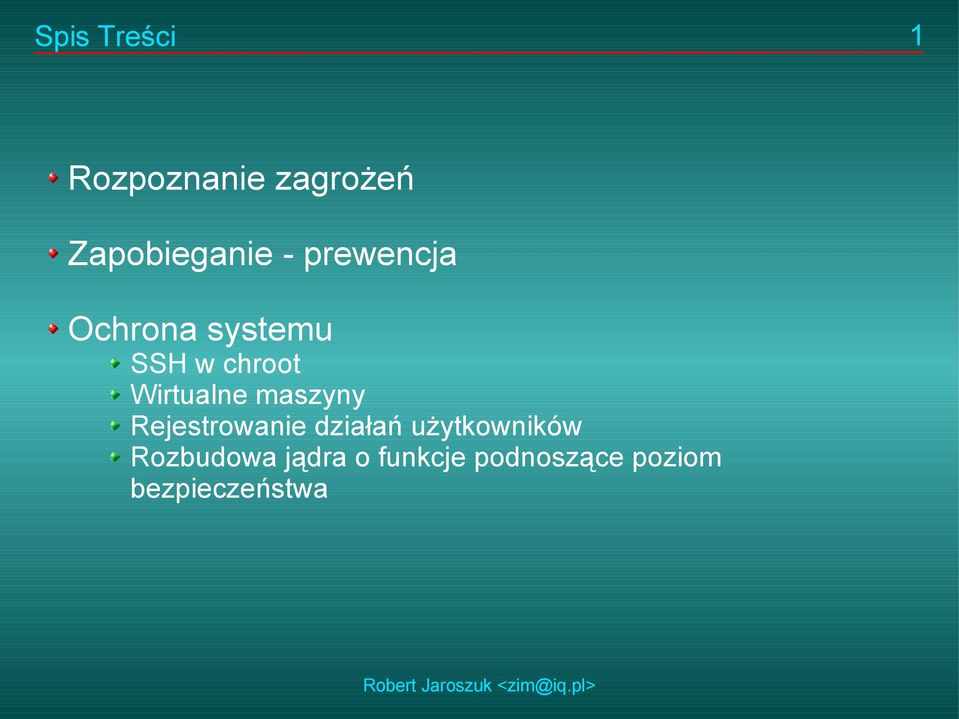 maszyny Rejestrowanie działań użytkowników