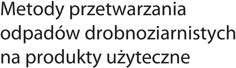 odpadów