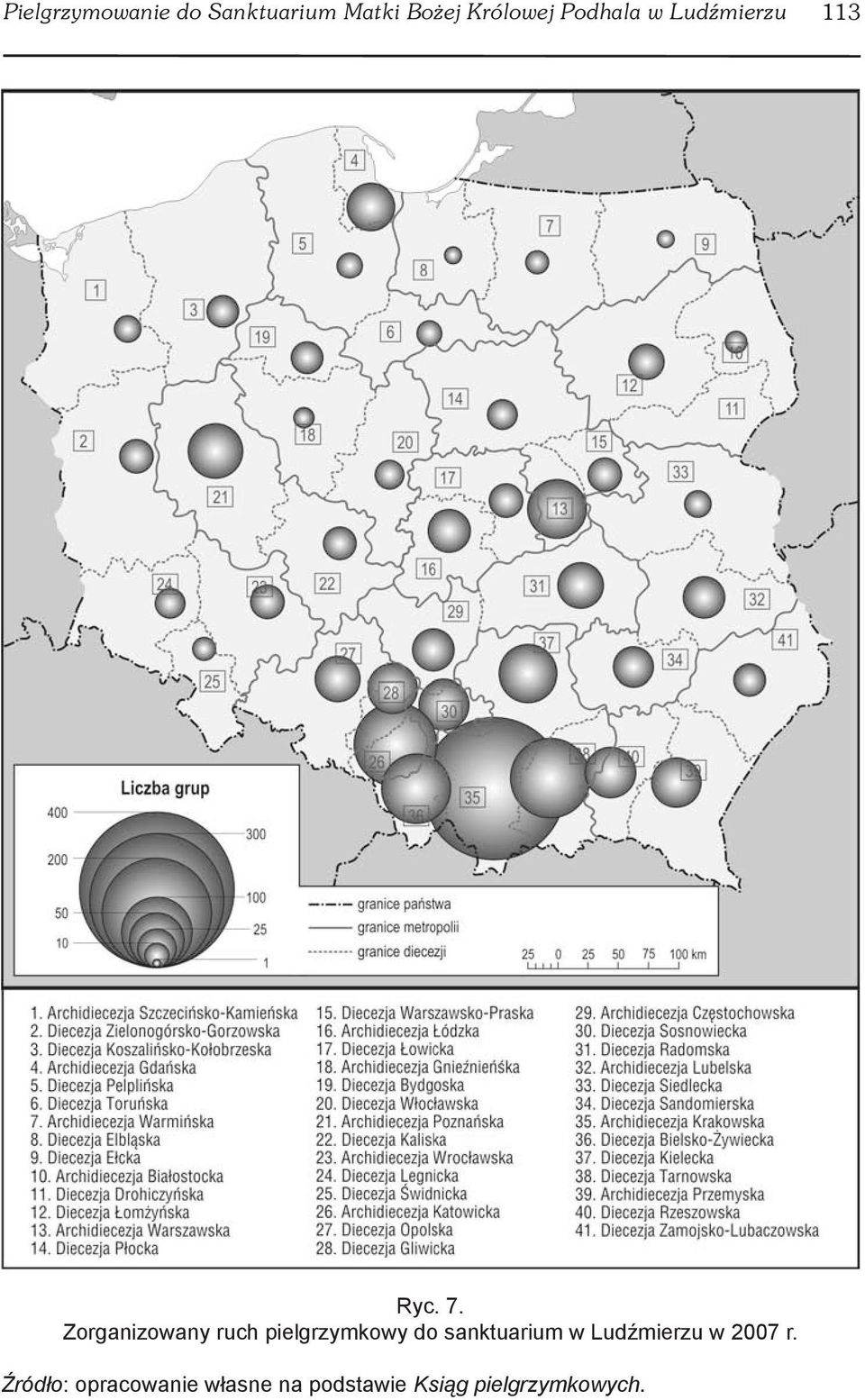 Zorganizowany ruch pielgrzymkowy do sanktuarium w