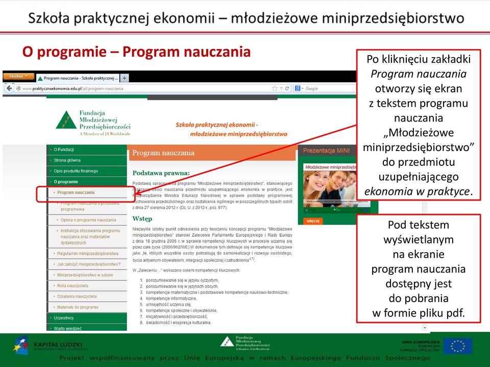 miniprzedsiębiorstwo do przedmiotu uzupełniającego ekonomia w praktyce.