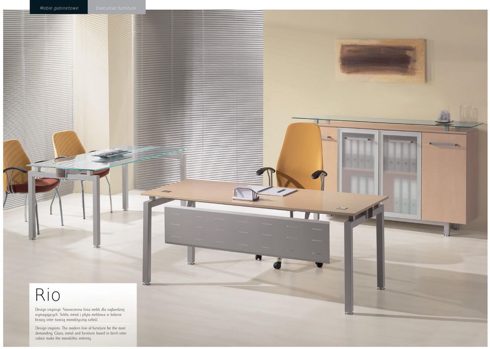 całość. Design inspires. The modern line of furniture for the most demanding.