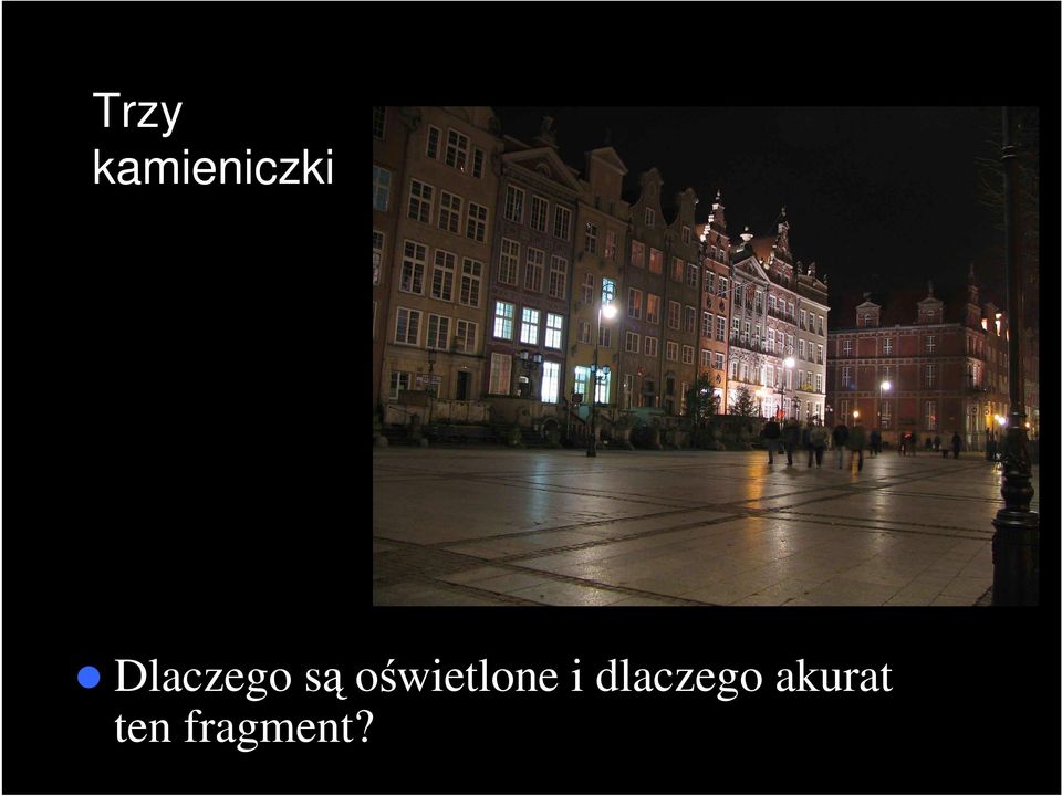 oświetlone i