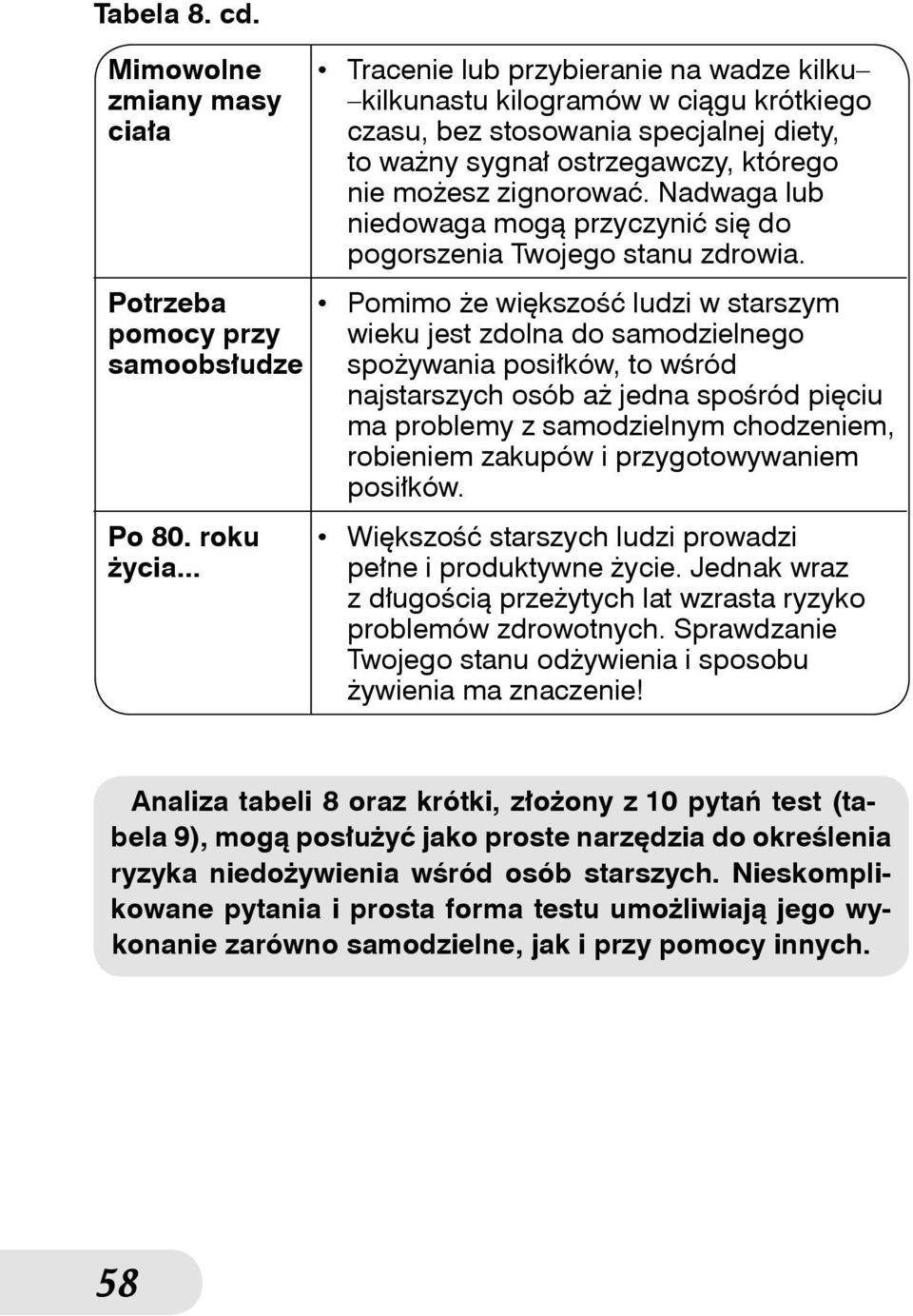 Nadwaga lub niedowaga mogą przyczynić się do pogorszenia Twojego stanu zdrowia.