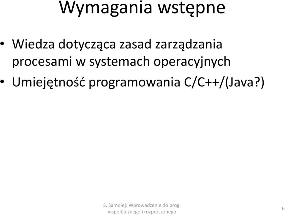 procesami w systemach