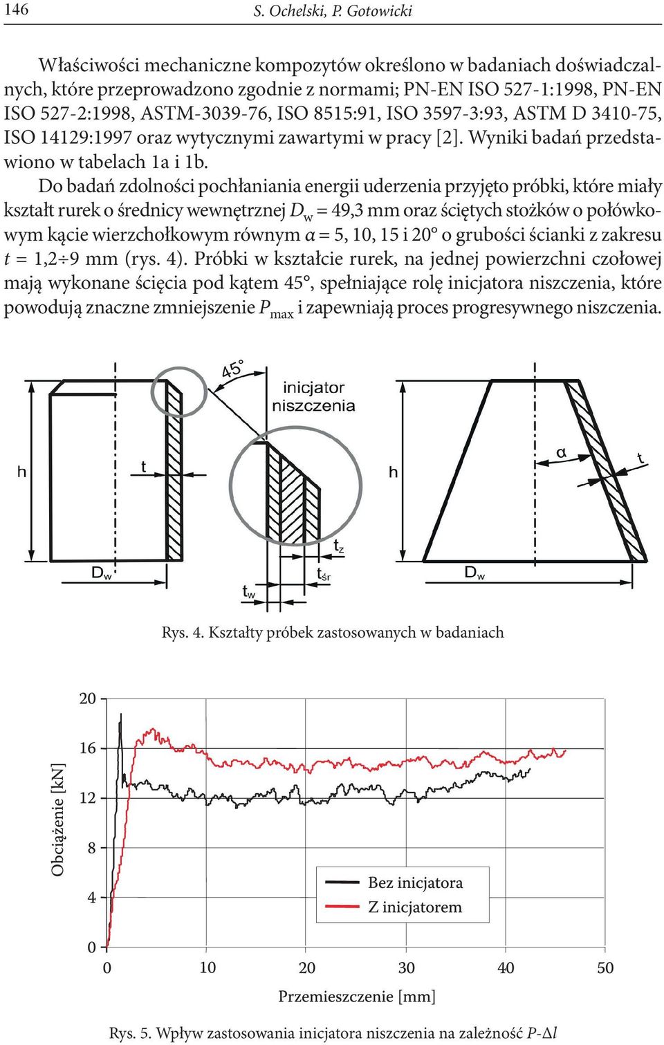 3597-3:93, ASTM D 340-75, ISO 429:997 oraz wytycznymi zawartymi w pracy [2]. Wyniki badań przedstawiono w tabelach a i b.