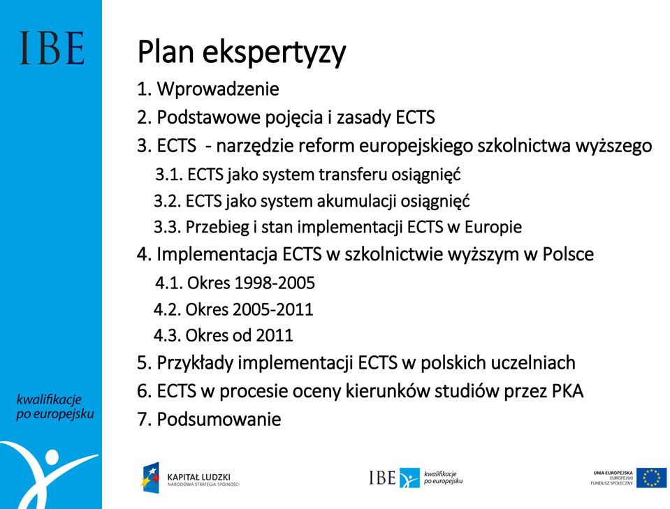 ECTS jako system akumulacji osiągnięć 3.3. Przebieg i stan implementacji ECTS w Europie 4.