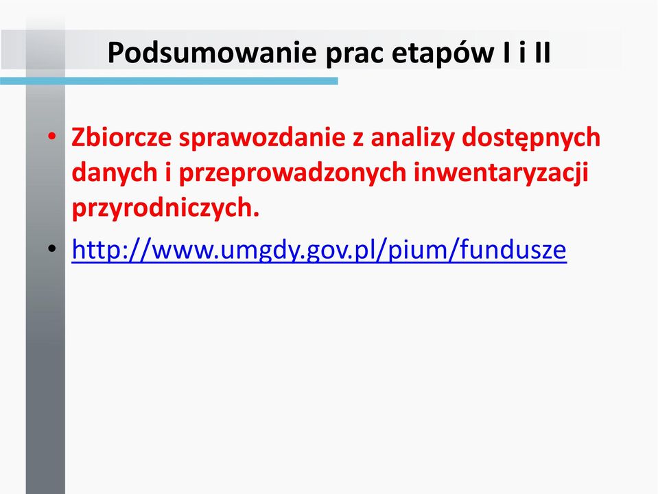 przeprowadzonych inwentaryzacji