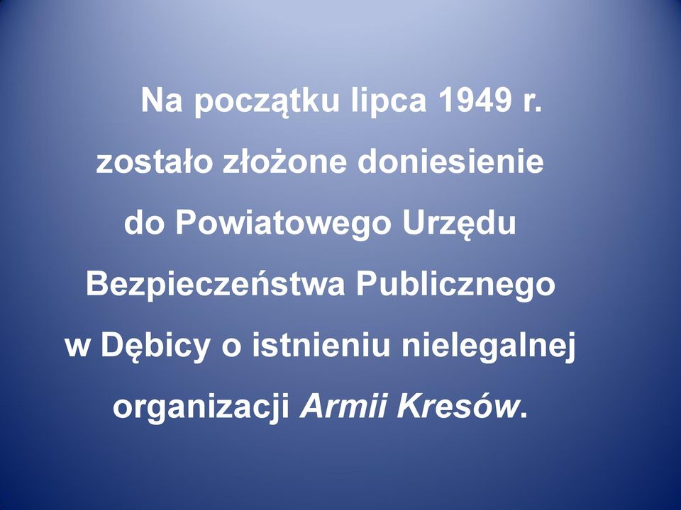 Powiatowego Urzędu Bezpieczeństwa