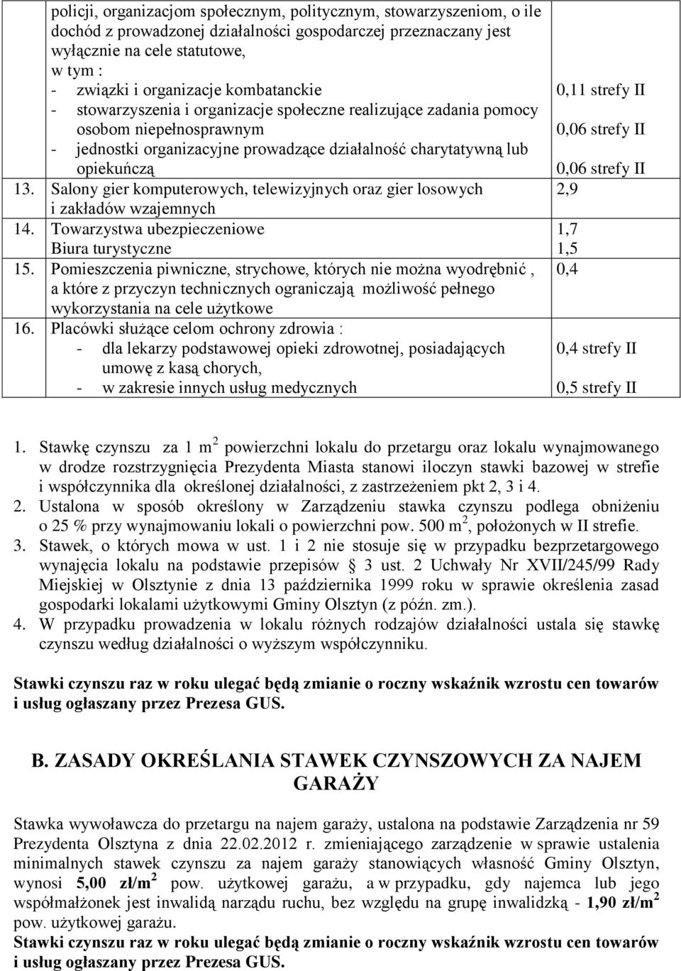 Salony gier komputerowych, telewizyjnych oraz gier losowych i zakładów wzajemnych 14. Towarzystwa ubezpieczeniowe Biura turystyczne 15.