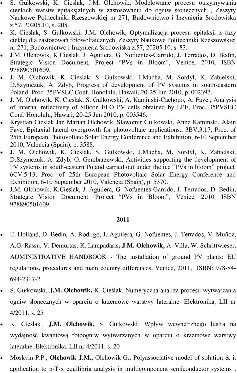 57, 20205.10, s. 205. K. Cieślak, S. Gulkowski, J.M.