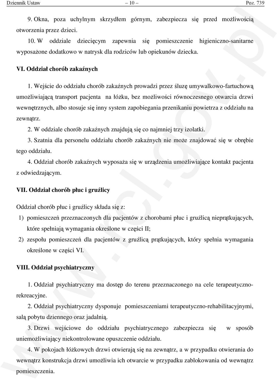 Wej cie do oddziału chorób zaka nych prowadzi przez luz umywalkowo-fartuchow umo liwiaj c transport pacjenta na łó ku, bez mo liwo ci równoczesnego otwarcia drzwi wewn trznych, albo stosuje si inny