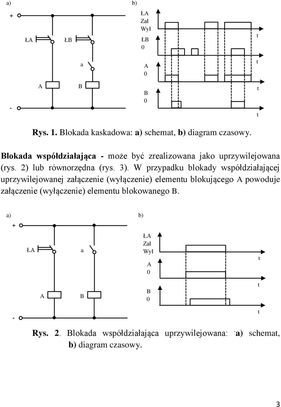 W przypdku lokdy współdziłjącej uprzywilejownej złączenie (wyłączenie) elemenu lokującego