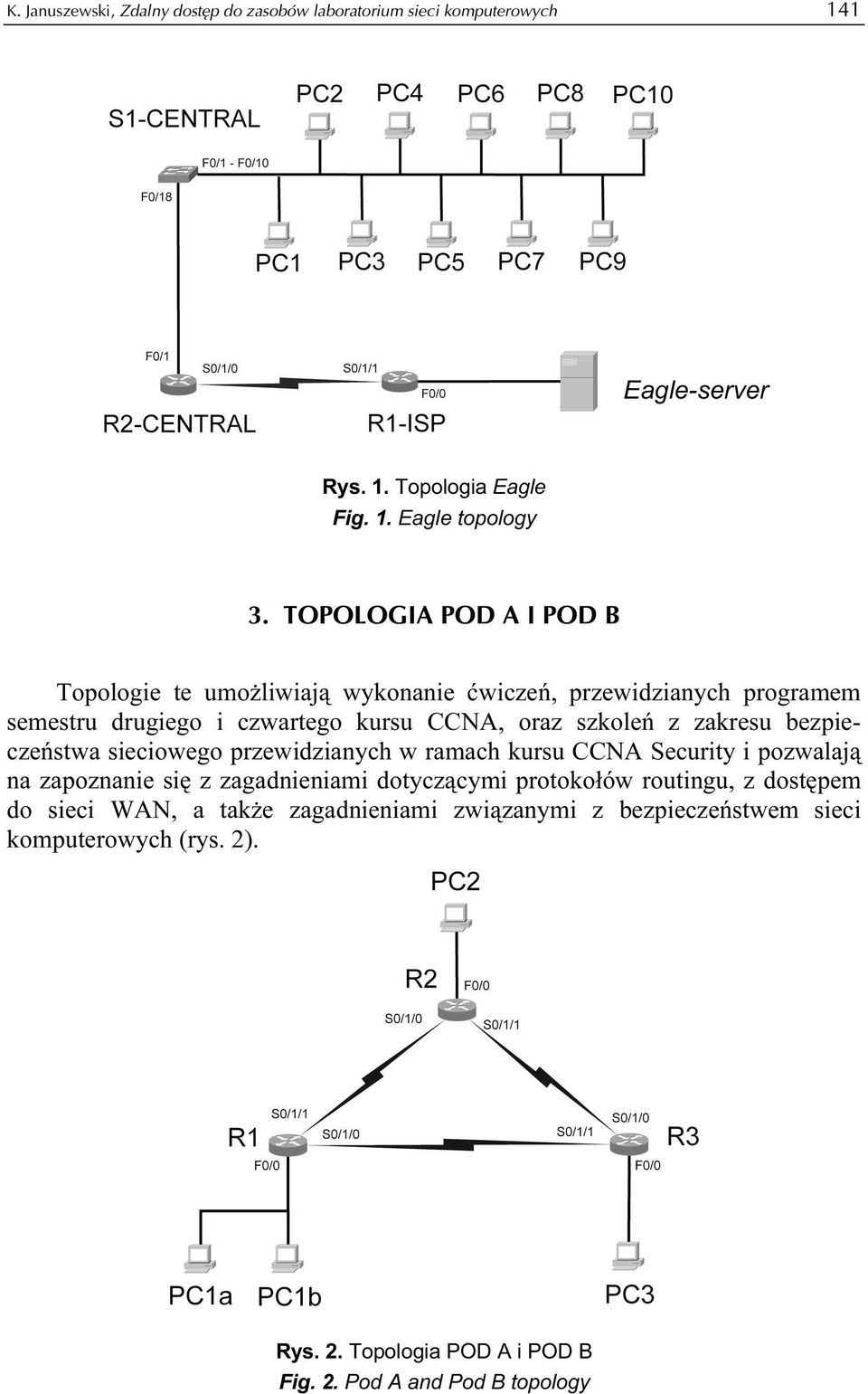 zakresu bezpieczeństwa sieciowego przewidzianych w ramach kursu CCNA Security i pozwalają na zapoznanie się z zagadnieniami dotyczącymi protokołów