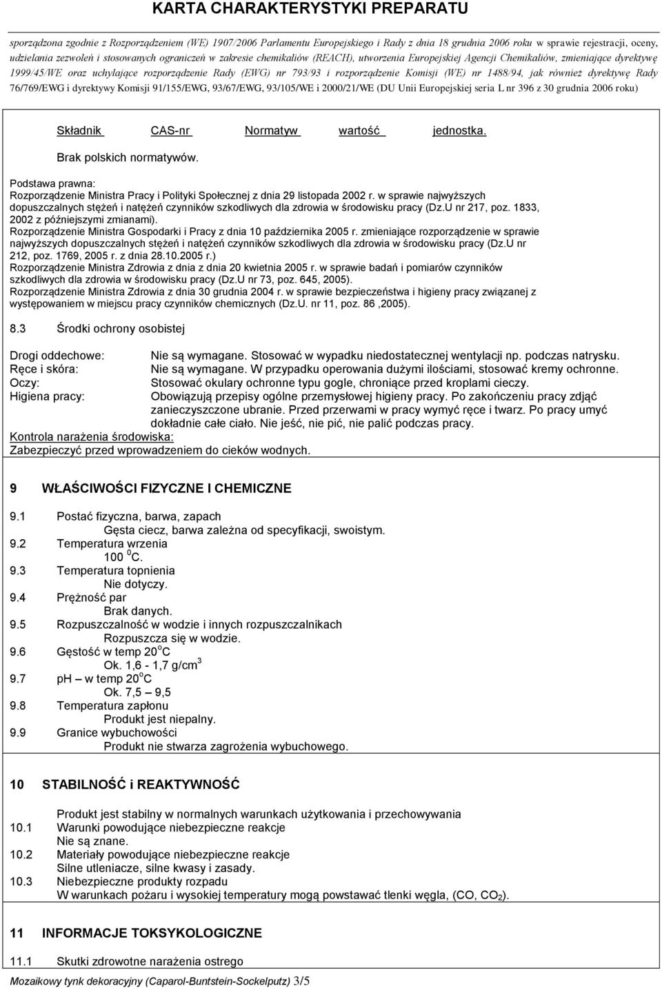 Rozporządzenie Ministra Gospodarki i Pracy z dnia 10 października 2005 r.