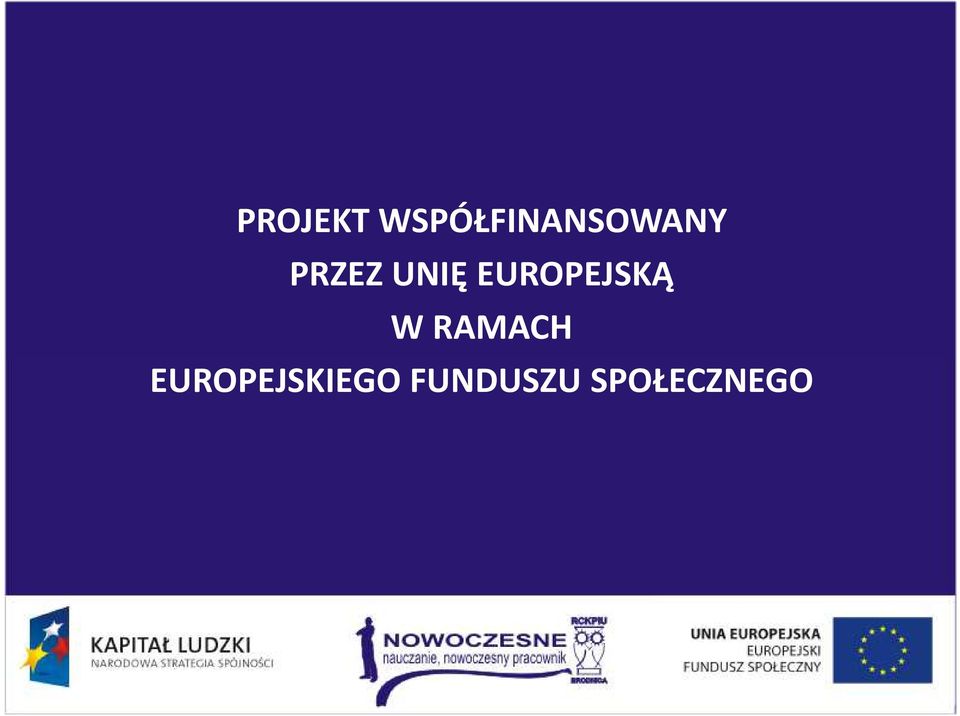 UNIĘ EUROPEJSKĄ W