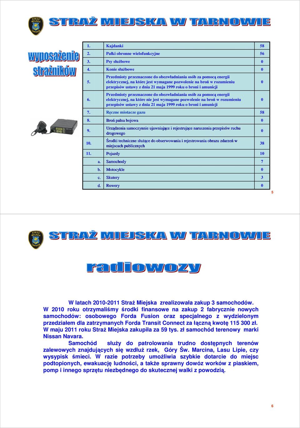 przepisów ustawy z dnia 2 maja 999 roku o broni i amunicji Przedmioty przeznaczone do obezwładniania osób za pomocą energii elektrycznej, na które nie jest wymagane pozwolenie na broń w rozumieniu