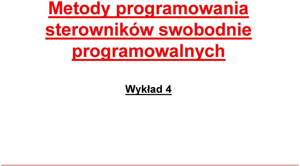 sterowników