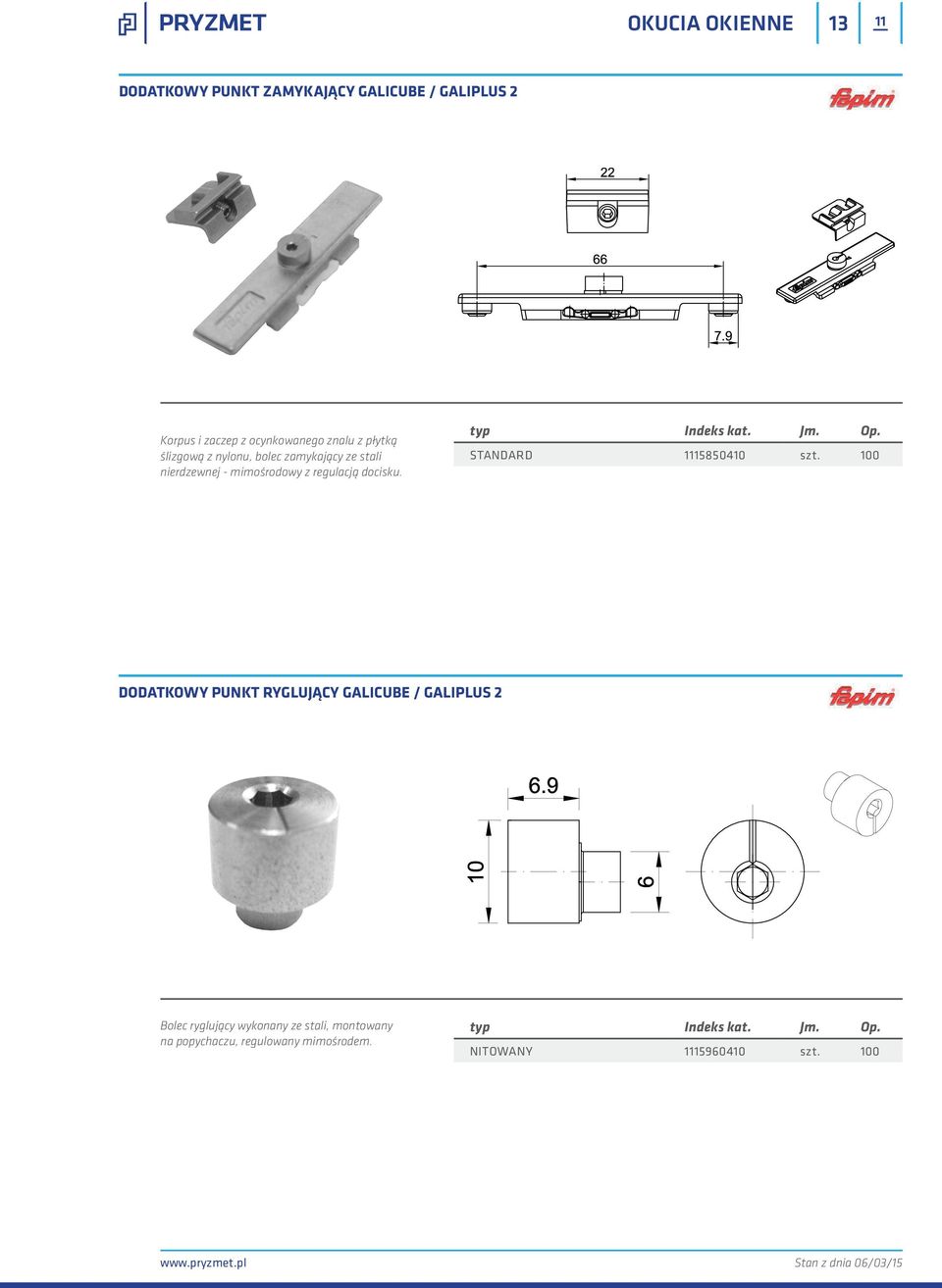 STANDARD 1115850410 szt.