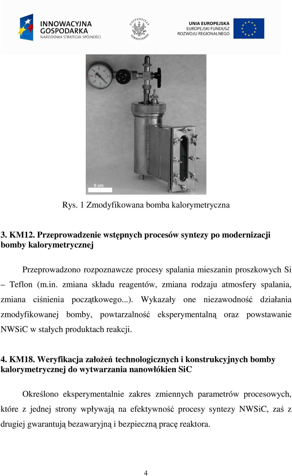 proszkowych Si Teflon (m.in. zmiana składu reagentów, zmiana rodzaju atmosfery spalania, zmiana ciśnienia początkowego...).