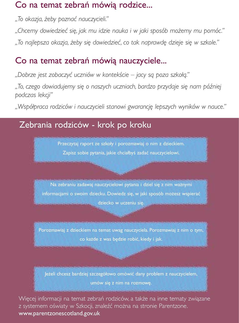 To, czego dowiadujemy się o naszych uczniach, bardzo przydaje się nam później podczas lekcji Współpraca rodziców i nauczycieli stanowi gwarancję lepszych wyników w nauce.