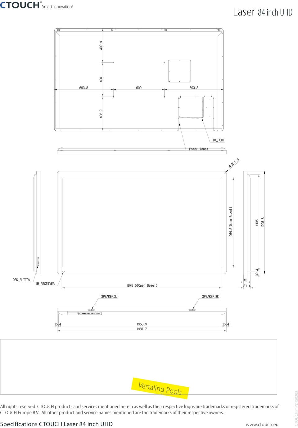 respective logos are trademarks or registered trademarks of CTOUCH