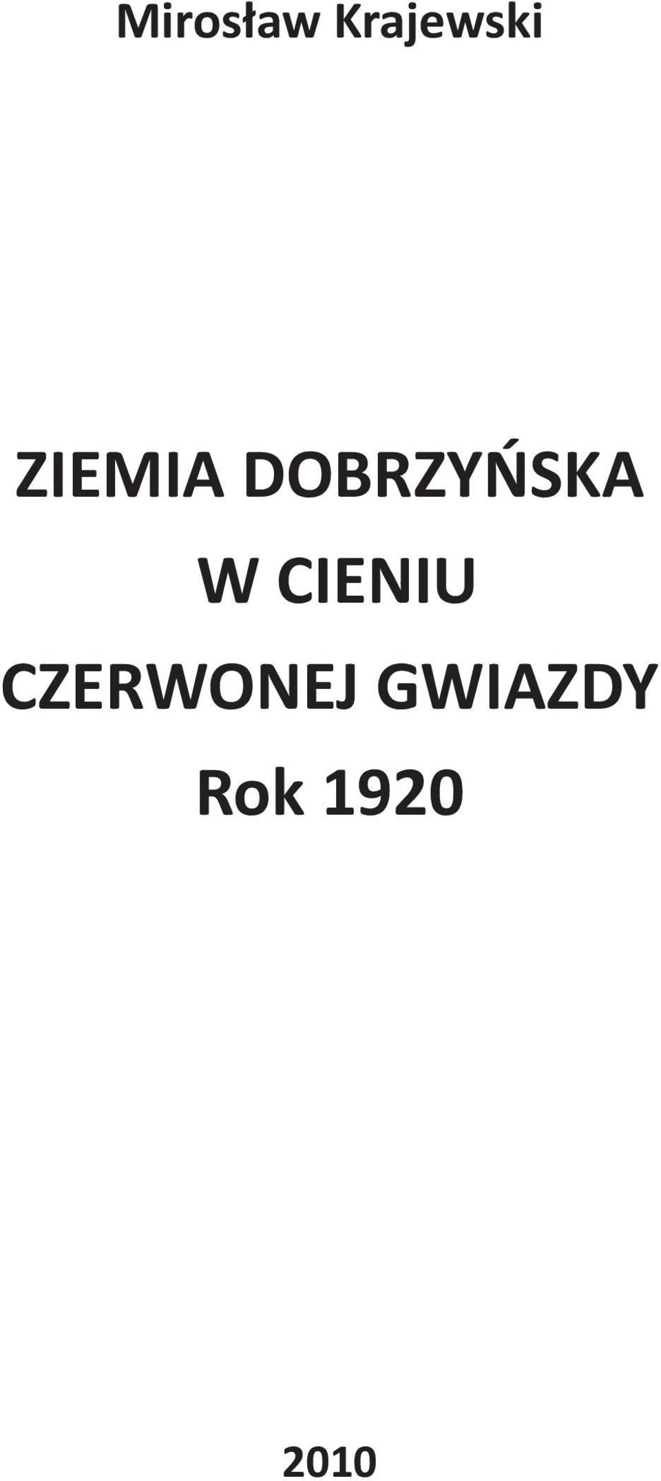 CIENIU CZERWONEJ