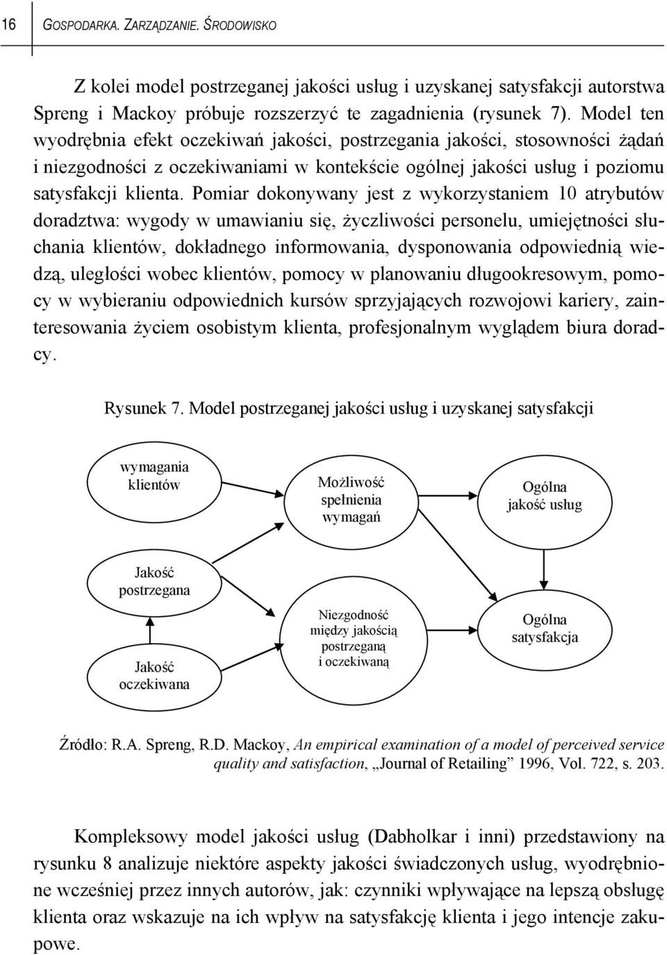 Pomiar dokonywany jest z wykorzystaniem 10 atrybutów doradztwa: wygody w umawianiu się, życzliwości personelu, umiejętności słuchania klientów, dokładnego informowania, dysponowania odpowiednią