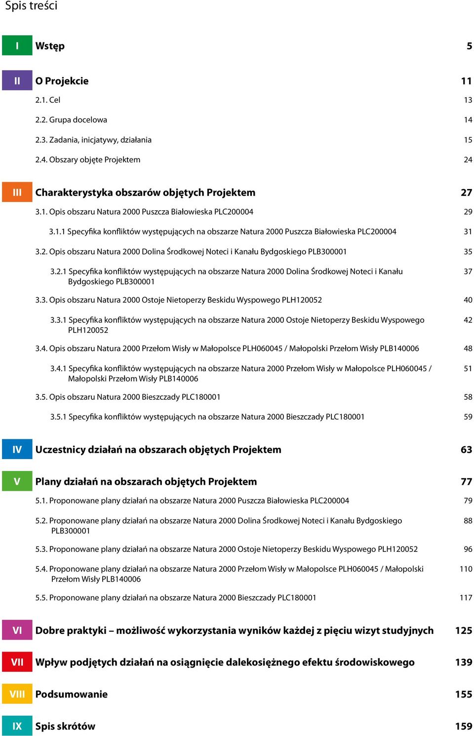 2.1 Specyfika konfliktów występujących na obszarze Natura 2000 Dolina Środkowej Noteci i Kanału Bydgoskiego PLB300001 37 3.3. Opis obszaru Natura 2000 Ostoje Nietoperzy Beskidu Wyspowego PLH120052 40 3.