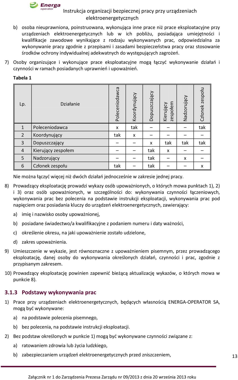 zgodnie z przepisami i zasadami bezpieczeństwa pracy oraz stosowanie środków ochrony indywidualnej adekwatnych do występujących zagrożeń.