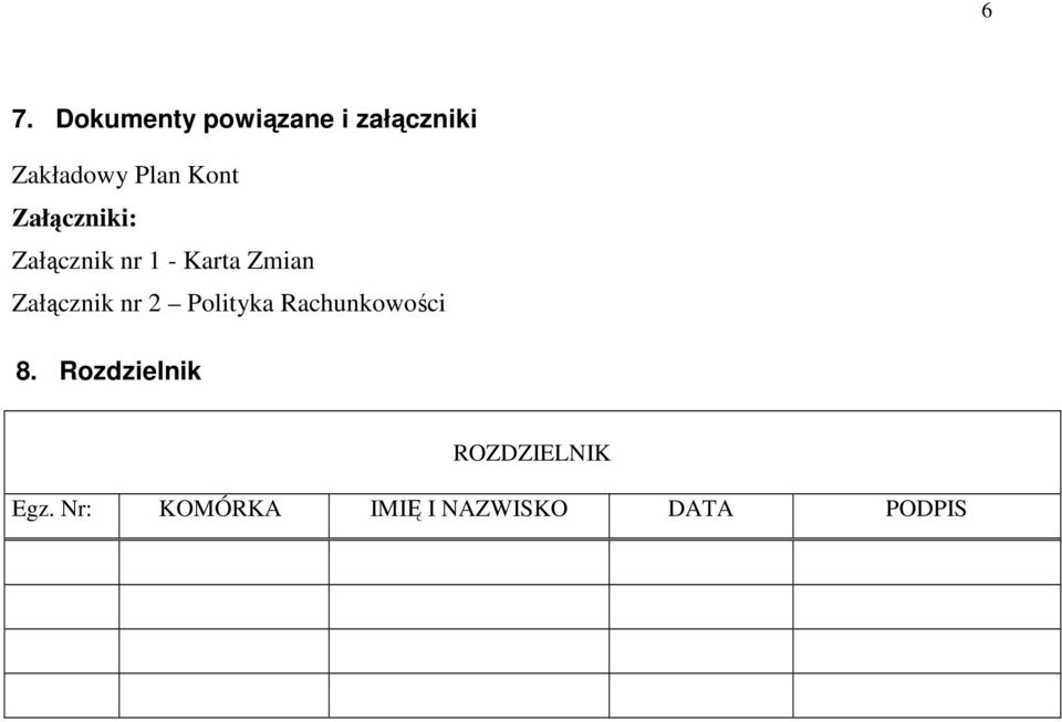 Załącznik nr 2 Polityka Rachunkowości 8.