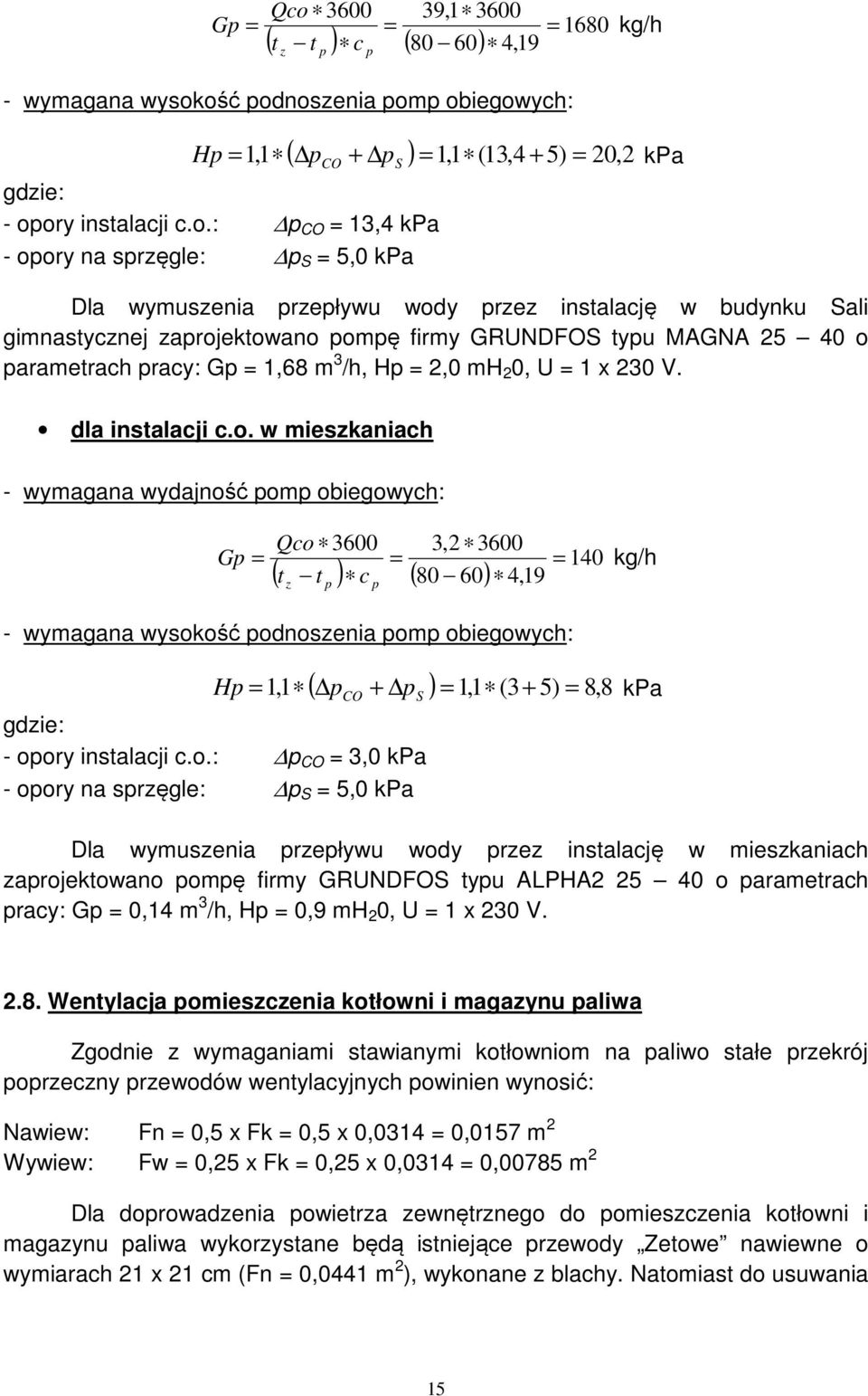 y rzez instalację w budynku Sali gimnastycznej zaroj